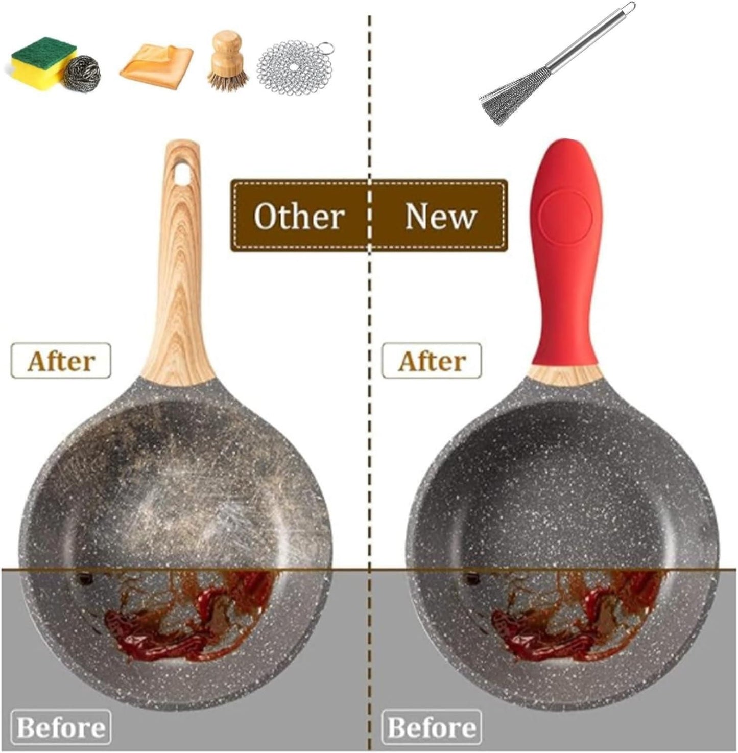 Steel Scrubbers for Cleaning Dishes